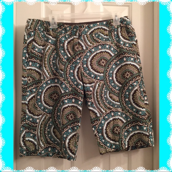New York & Company Pants - Paisley Bermuda Shorts by New York & Company
